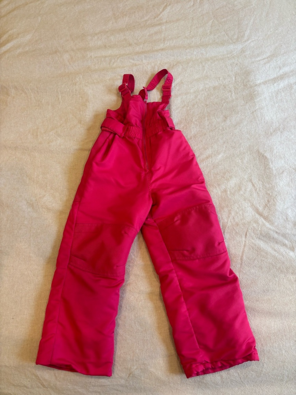 Cat & Jack Hot Pink Kids Snow Overalls 5T